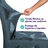 Foto vitrine capa para cadeira modern leaf