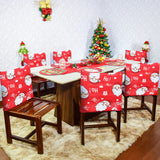 Foto da Capa de Encosto de Cadeira Papai Noel Vermelho muito bonita