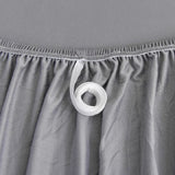 Detalhes da Capa de Sofá de Canto Spandex Special Impermeável Cinza Claro do Detalhe