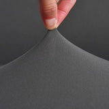 Veja os detalhes da Capa de Sofá de Canto Spandex Special Impermeável Cinza Escuro da Charme