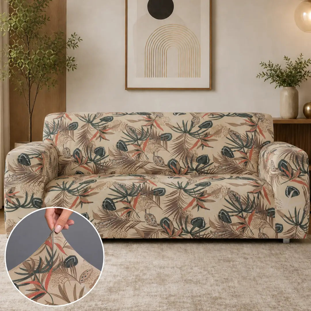 Foto de Capa de Sofá Elastex Boho muito bonita