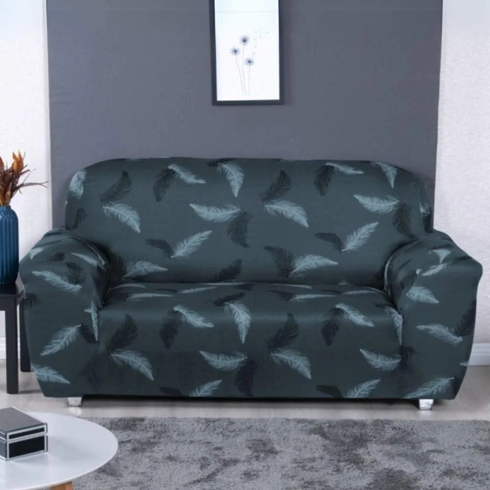 Detalhes de Capa de Sofá Elastex Modern Leaf da Charme do Detalhe