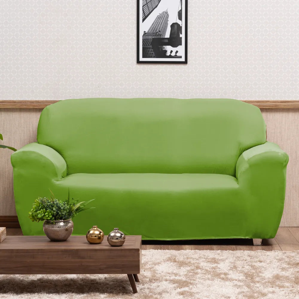 Clientes que usam capa para sofá verde e adoram
