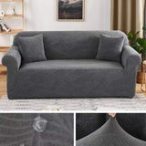 Confira as medidas da Capa de Sofá Impermeável Relevo Special Cinza Escuro antes de comprar