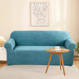 Conheça a Capa de Sofá Impermeável Relevo Special Turqueza da Chame do Detalhe