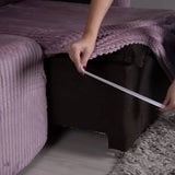 Acessórios de capa para sofá retrátil manta canelada rose para você conhecer mais