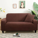 Foto da Capa de Sofá Special Confort Grid Tabaco da Chame do Detalhe muito bonita