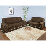 Veja detalhes lindos de capa para sofá Suede Dalila Tabaco da Charme