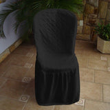 Detalhes de capa de cadeira para festa preta da Charme do Detalhe