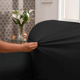 Clientes que usam capa para sofá preta e adoram