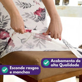 Foto vitrine capa para cadeira elastex alstromerias