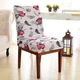 Foto vitrine capa para cadeira elastex alstromerias