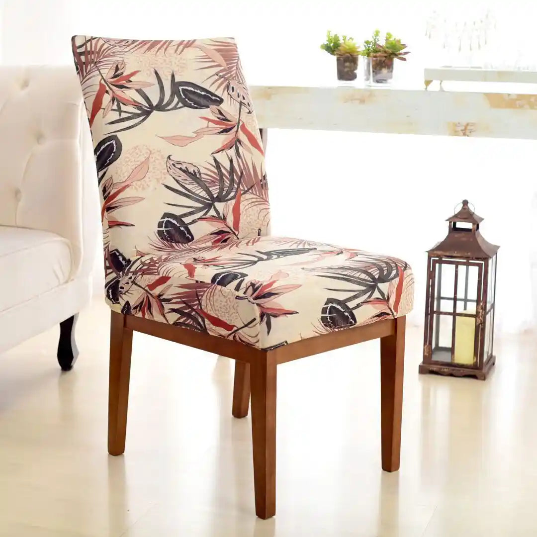 Foto vitrine capa para cadeira boho