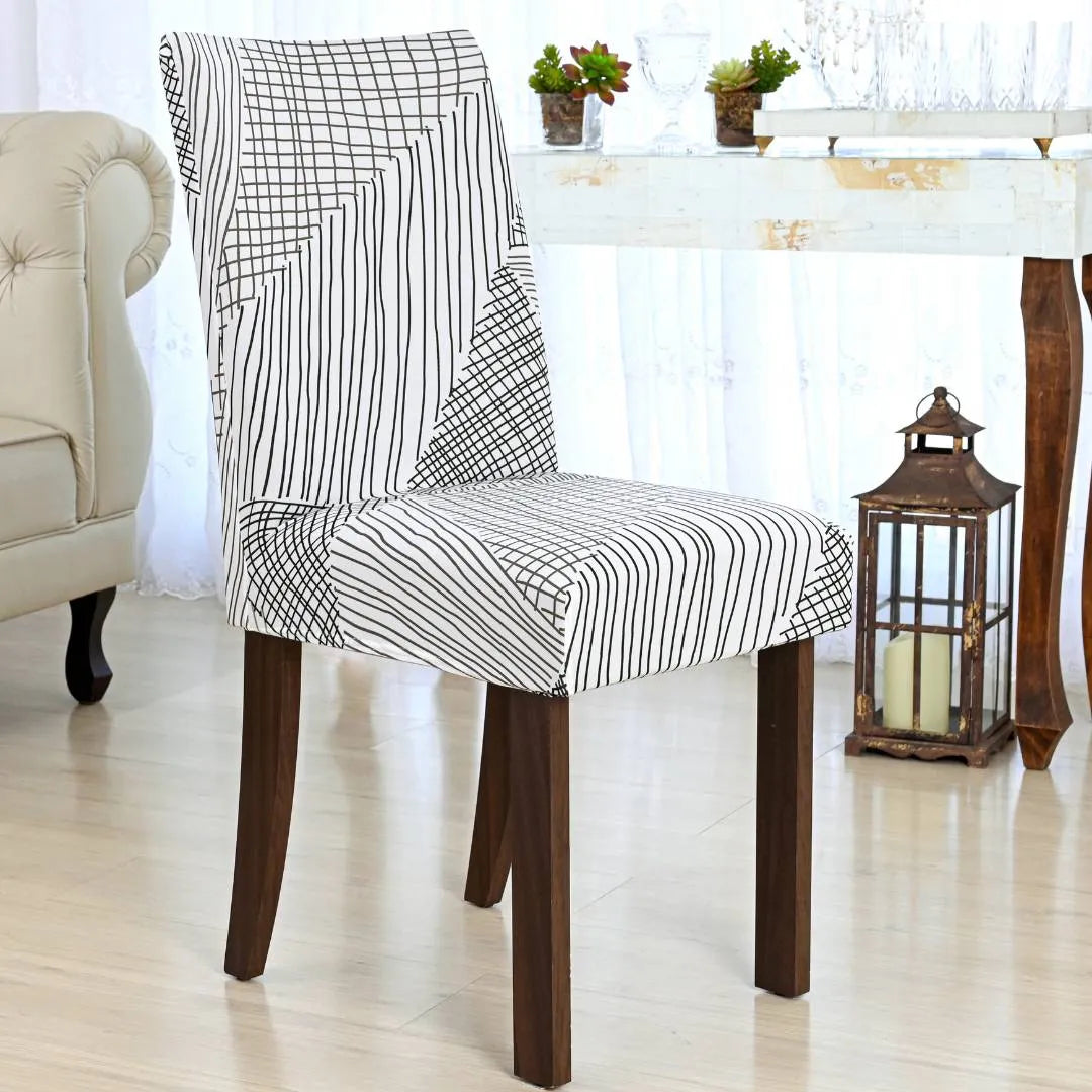 Foto vitrine capa para cadeira geo escandinavo