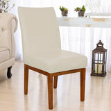 Foto vitrine capa para cadeira deluxe bege