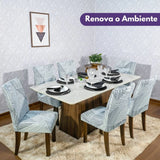 Foto vitrine capa para cadeira geo escandinavo