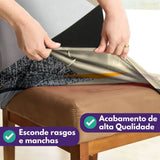 Foto vitrine capa para cadeira elastex sueter