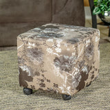 Kit 2 Capa para Puff Quadrado - Adele e Cinza Claro