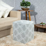 Veja detalhes lindos do Capa para Puff Quadrado - Geo da Charme