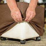 Capa para Puff Quadrado - Marrom