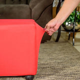 Capa para Puff Quadrado - Vermelho