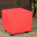 Capa para Puff Quadrado - Vermelho