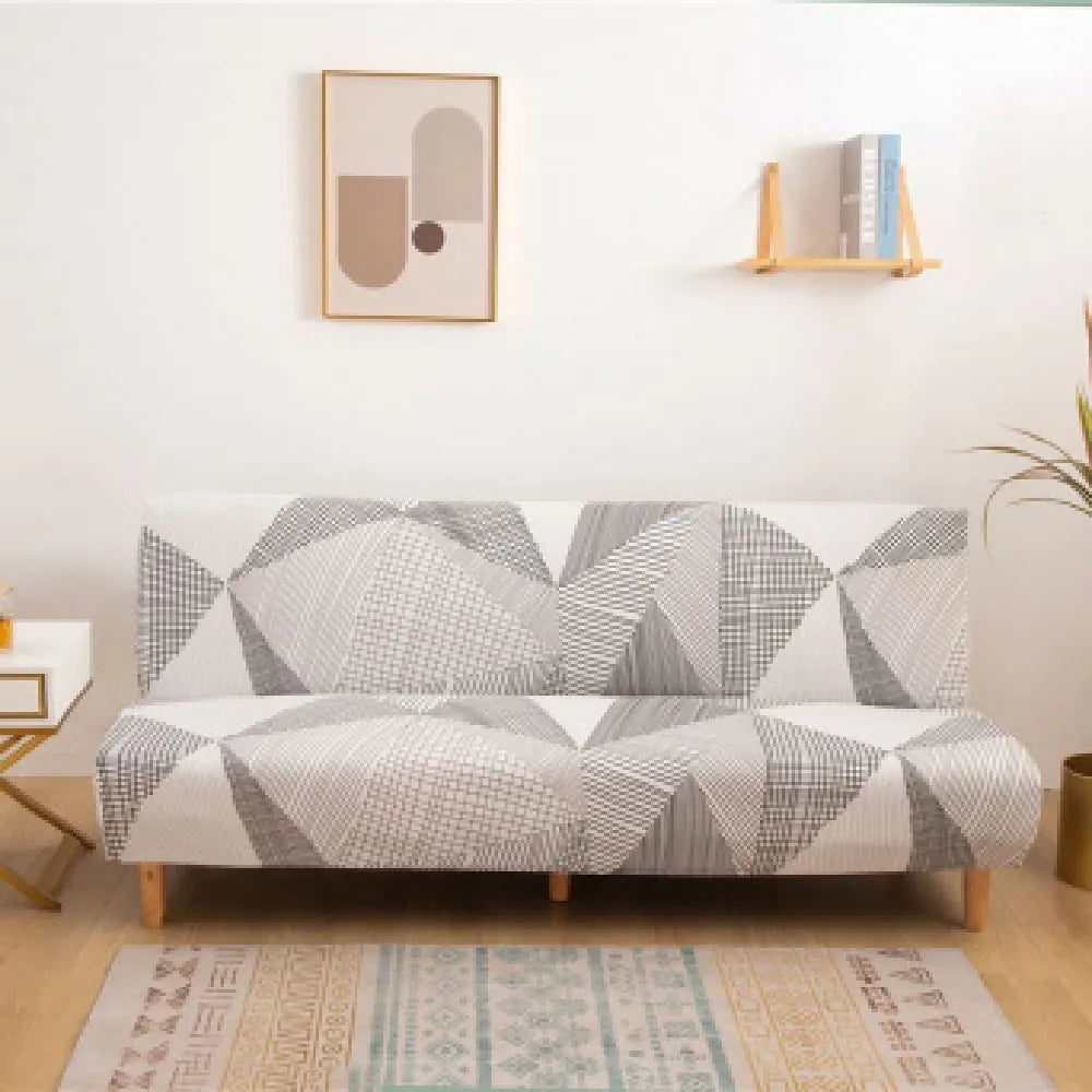 Foto da Capa para Sofá Cama Sem Braço Spandex Special - Escandinavo da Chame do Detalhe muito bonita