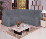 Foto de capa para sofá elasticada cinza muito bonita