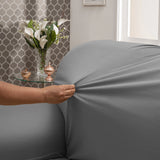 Foto de capa para sofá cinza claro muito bonita