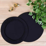 Foto da Capa para Sousplat Redondo Preto da Chame do Detalhe muito bonita