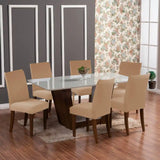 Foto vitrine capa para cadeira protex avelã