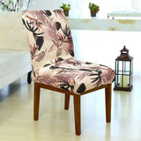 Foto vitrine capa para cadeira acolchoada boho