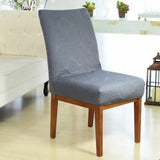 Foto vitrine capa para cadeira acolchoada cinza chunbo