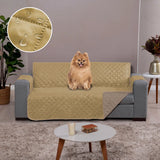 Foto de Capa Protetora para Sofá impermeável Caqui Palha muito bonita