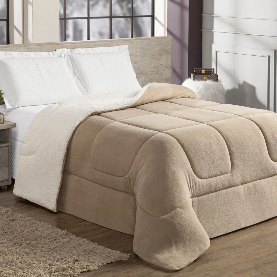 Detalhes da Coberdrom Maya Premium Bege da Charme do Detalhe