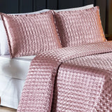 Confira as medidas do Cobre Leito Dupla Face Cetim Shine Rosê Vários Tamanhos antes de comprar