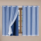 Foto de Cortina Blackout Charme - Azul vários tamanhos muito bonita