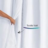 Confira as medidas da Cortina Blackout Charme-Branco antes de comprar