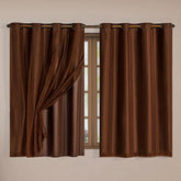 Confira as medidas da Cortina Blackout Charme-Tabaco antes de comprar