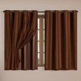 Confira as medidas da Cortina Blackout Charme-Tabaco antes de comprar