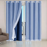 Detalhes da Cortina Blackout Grande-Azul vários tamanhos da Charme do Detalhe