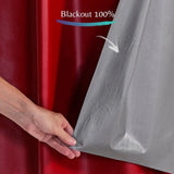 Foto de Cortina Blackout Charme-Vermelho vários tamanhos muito bonita