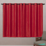 Veja detalhes lindos da Cortina Blackout Xadrez Charme Vermelho da Charme