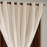 Confira as medidas da Cortina Celebre Luxo - Tabaco/Palha antes de comprar