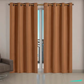 Foto de Cortina Corta Luz Charme Avelã muito bonita