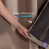 Veja detalhes lindos da Cortina Corta Luz Elegante 2,70x1,60 Fendi da Charme