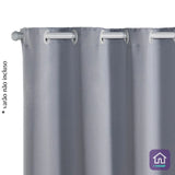 Foto de Cortina Corta Luz Elegante 2,70x1,60 Gelo muito bonita