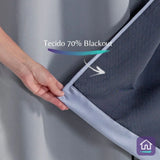 Clientes que usam Cortina Corta Luz Elegante 2,70x1,60 Gelo e adoram