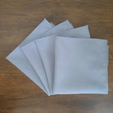 Detalhes do Guardanapo de Tecido Cinza do Detalhe