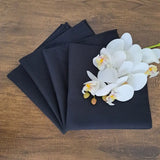 Detalhes do Guardanapo de Tecido Preto do Detalhe